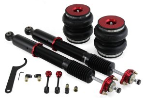 BMW M3 Suspension Lift Kit - Rear - Air Lift - Air Lift Performance 2B6 double-bellows spring with 30-way damping adjustable shocks - Red - `99-`06